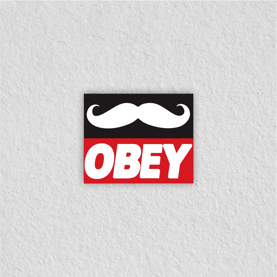 

stiker distro logo obey
