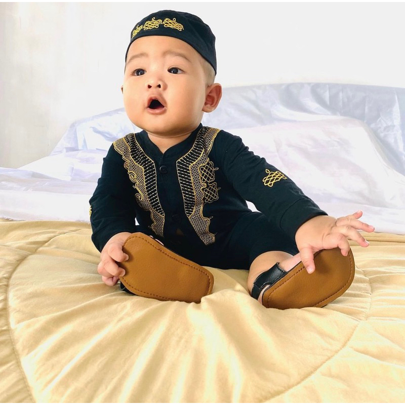 KOKO BLACK PANTHER / BEARD Baju Jumper Aqiqah Anak Bayi Cowok Laki Terlaris Murah Lucu Sarkoci