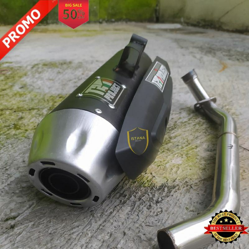 Knalpot TZM PROJECT NMAX VARIO ADV AEROX PCX LEXI SCOOPY GENIO MIO BEAT SOUL GT