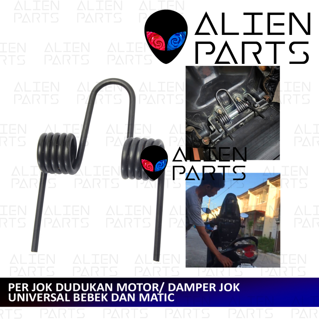 (COD) PER JOK MOTOR DUDUKAN PER JOK KAWAT SPRING PER JOG MOTOR DAMPER JOK UNTUK BEBEK SUPRA KHARISMA