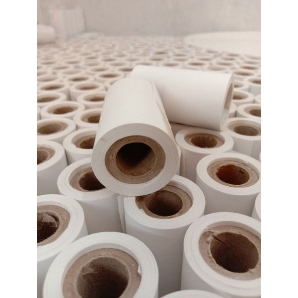 

SATUAN PER 1PCS - Kertas kasir thermal roll edc cocok untuk printer bluetooth 58x30 Kualitas Tinggi