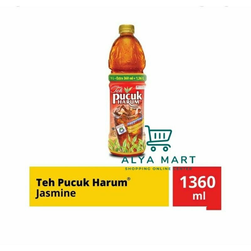 Teh Pucuk Harum 1Liter + 360ml Pet JUMBO