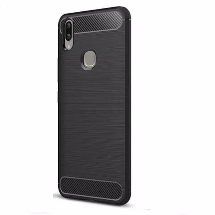 VIVO V9 VIVO Y91 VIVO Y93 VIVO Y95 Case ipaky karbon softcase silikon karet black karbon casing hitam cover