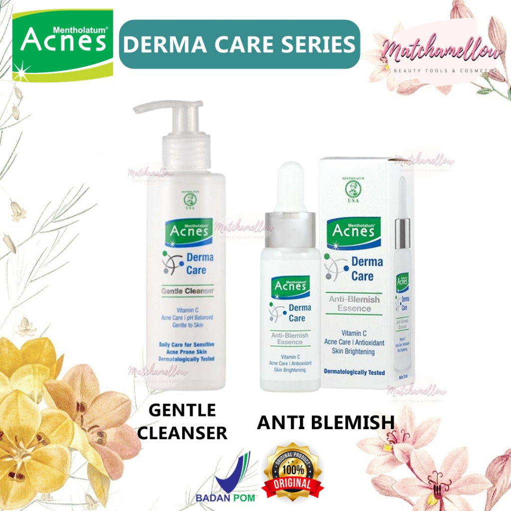 ❄️MATCHA❄️ ACNES DERMA CARE ANTI BLEMISH ESSENCE - GENTLE CLEANSER ORIGINAL BPOM