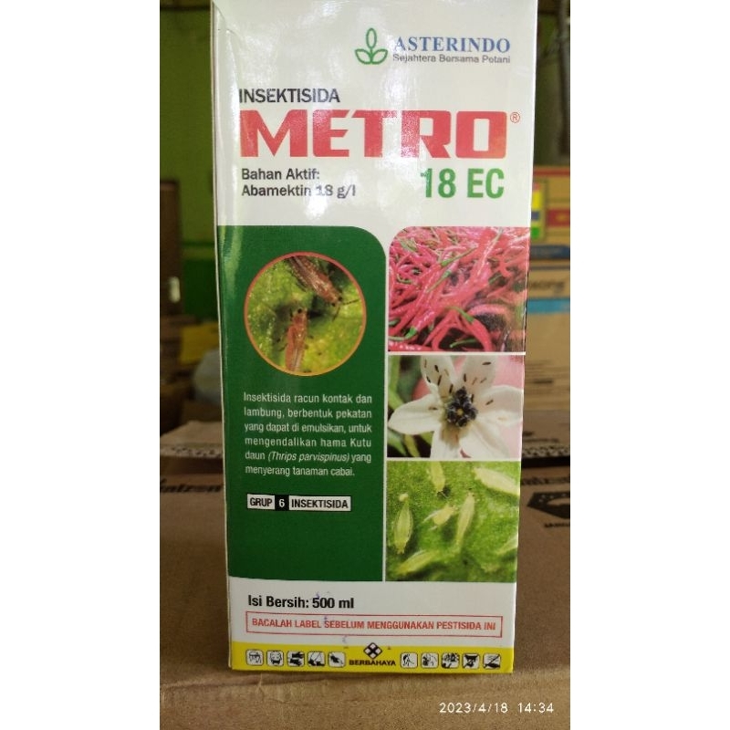 INSEKTISIDA METRO 18 EC 500 ML