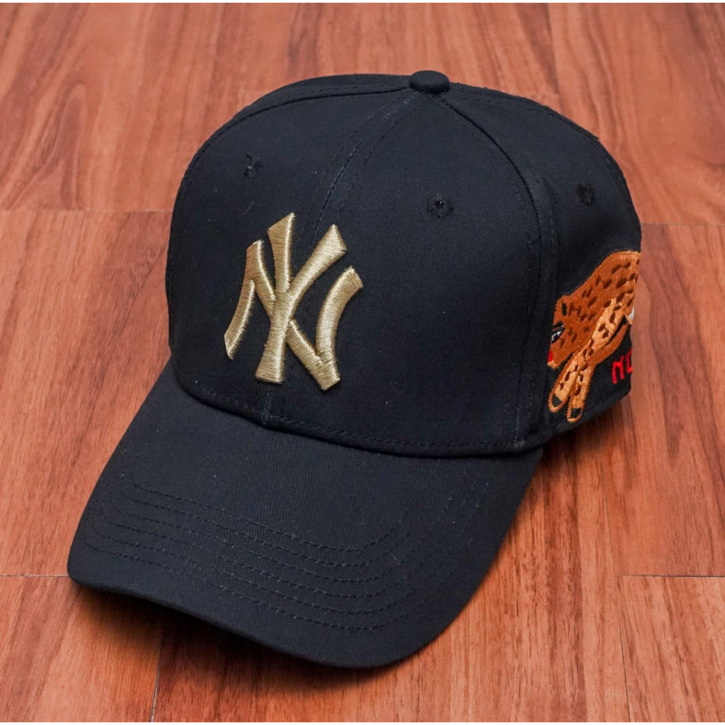 topi NY Yankees MLB Import Fashion Bordir bunga