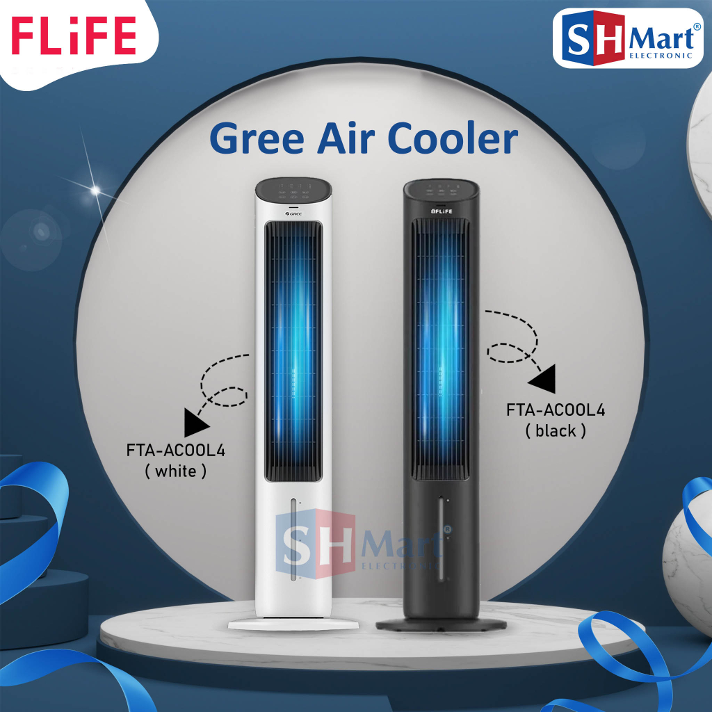 AIR COOLER GREE FLIFE PENYEJUK UDARA PORTABLE PENYEJUIK DAN HUMIDIFIER