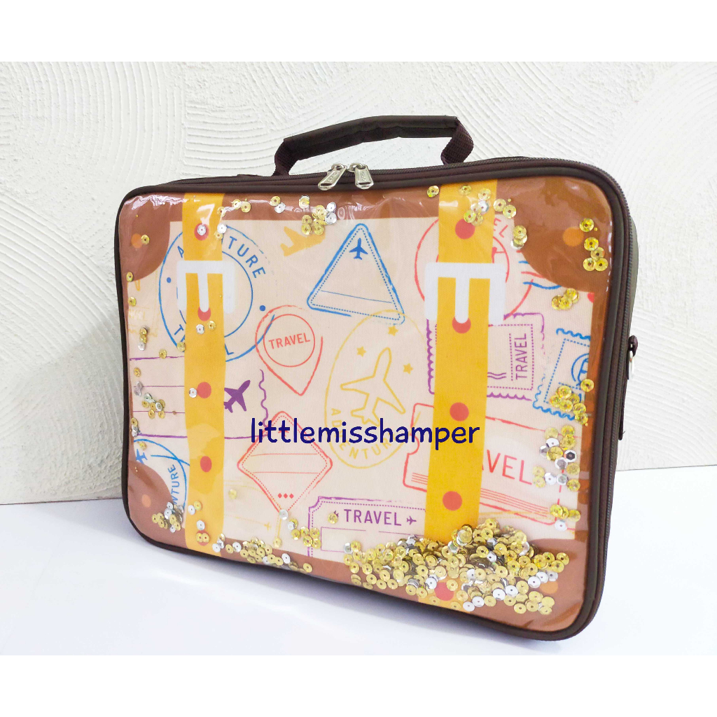 

Ready stock suitcase foam koper traveling anak tas liburan lucu ada slide untuk koper