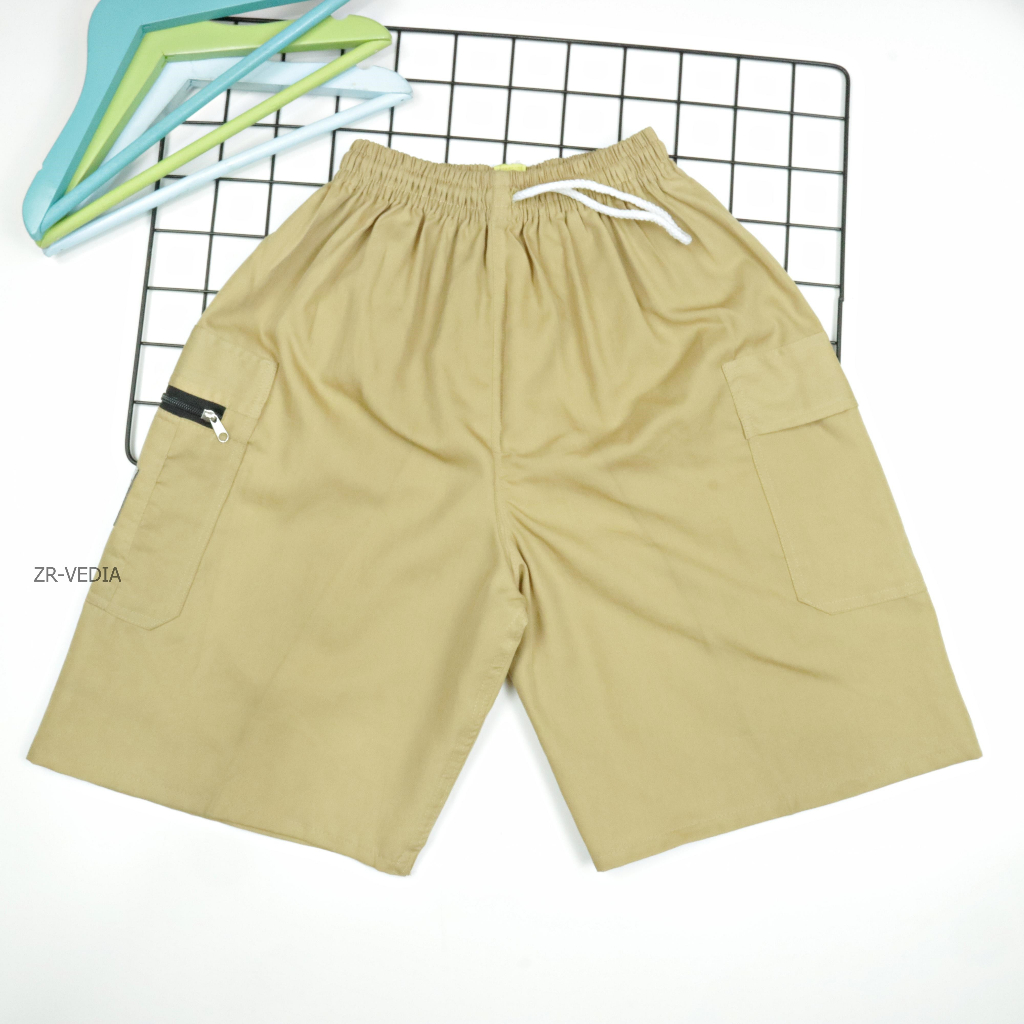 (KODE KR) Celana Hawai Kantong Dewasa Polos / Celana Dewasa fit to XL Kantong Murah Adem Kolor