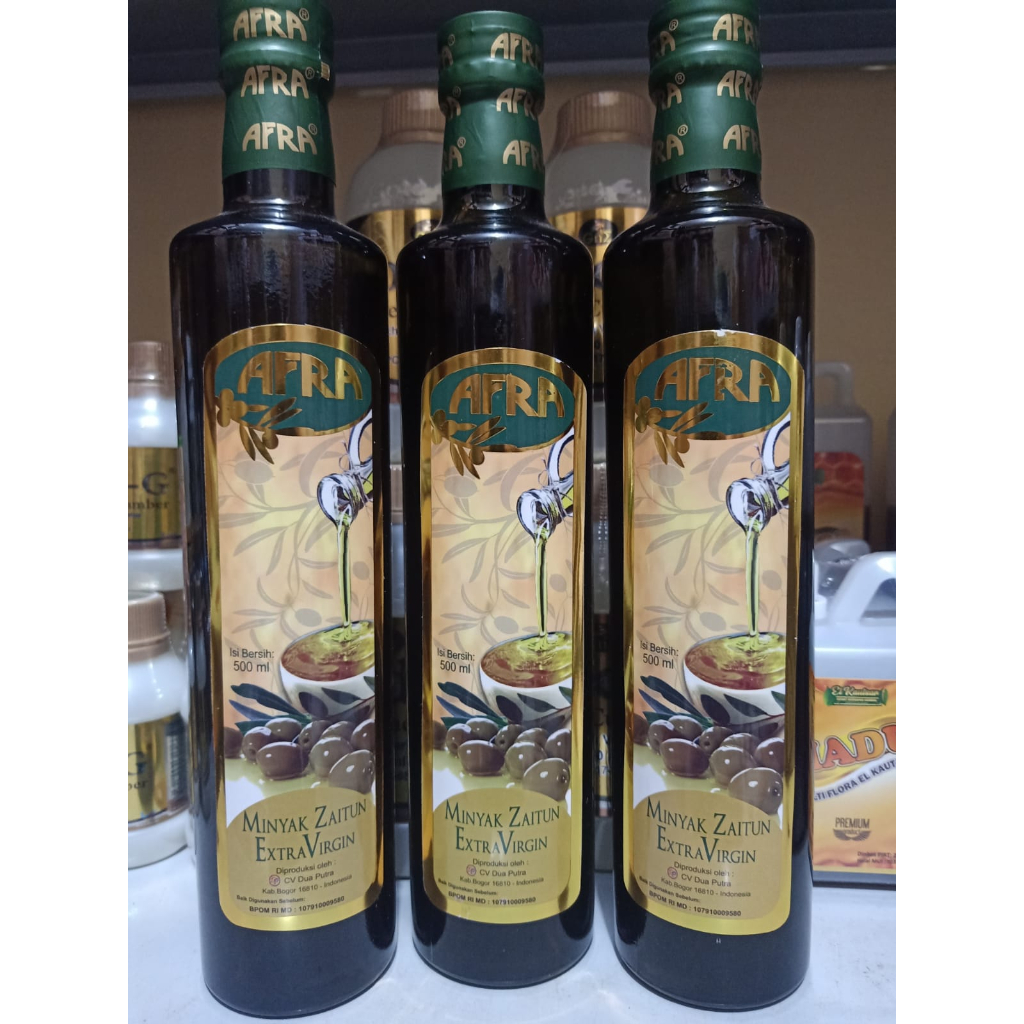 

MINYAK ZAITUN EXTRA VIRGIN AFRA 500 ML