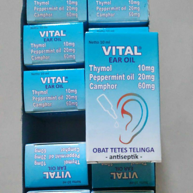 Vital Ear Oil Obat tetes Telinga antiseptik 10ml