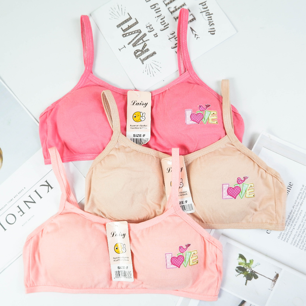 Sylle - Miniset Busa Anak Pelajar Remaja Bra Kait Belakang || Pakaian Dalam SD / SMP / SMA Daisy