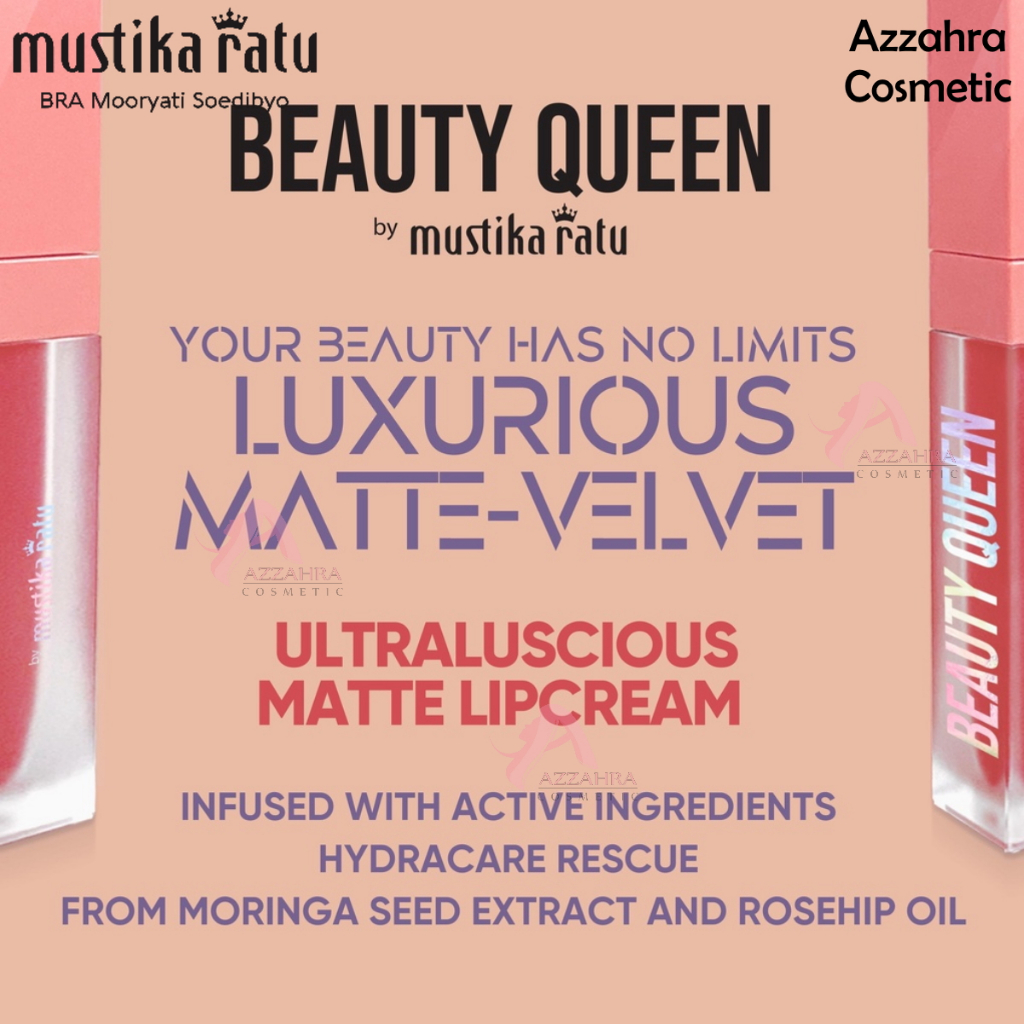Mustika Ratu BQ Ultra Matte Lip Cream 5.5gr