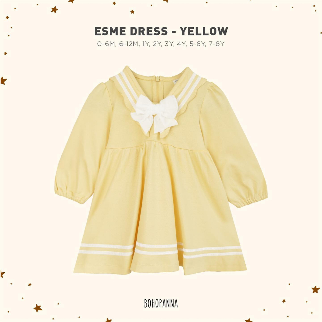 BOHOPANNA - Esme Dress - Rok Anak Perempuan