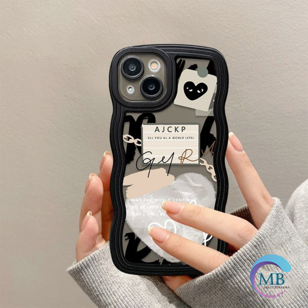 SS813 SOFTCASE GRAFITI LOVE FOR IPHONE 6 7 8 6+ 7+ 8+ X XS XR XS MAX 11 12 13 14 PRO MAX MB4657