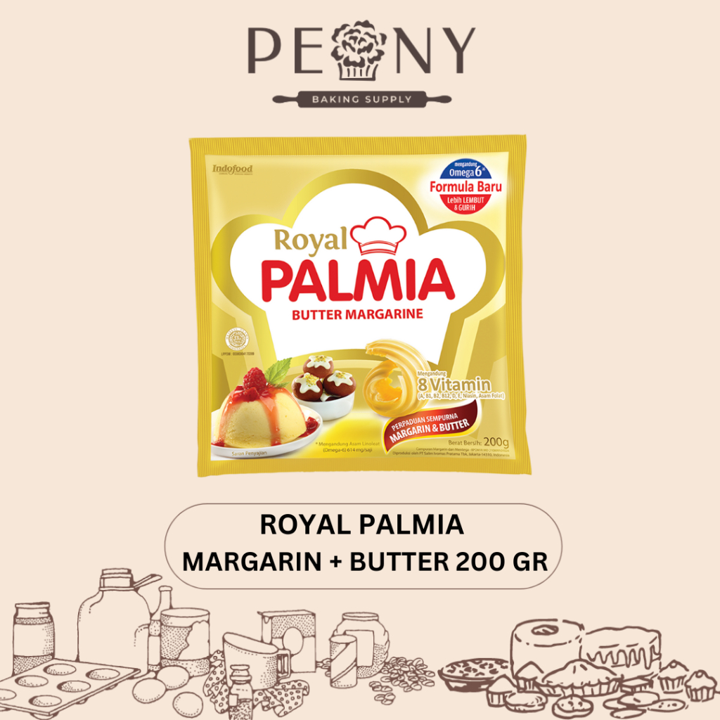 ROYAL PALMIA MARGARIN DAN BUTTER SACHET 200 GR