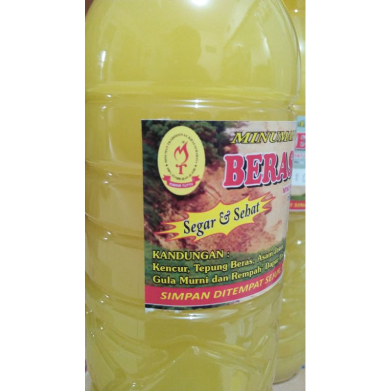 

Beras kencur kemasan 1.500 ml cap Maria Tutty