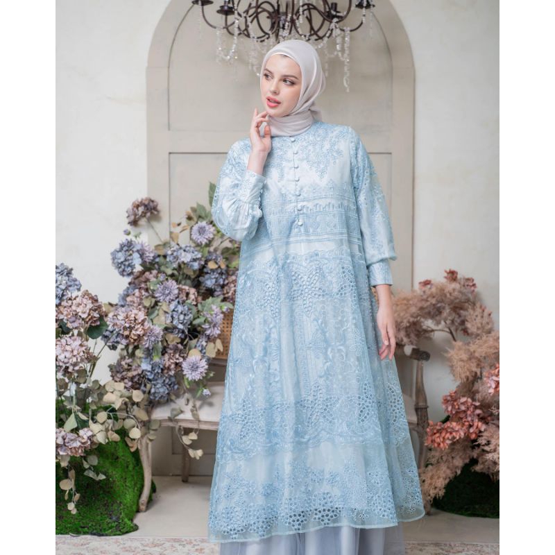 LIORA MIDI DRESS HEAVEN LIGHTS NEW ORIGINAL SIZE M dan L