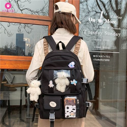 HANABI-tas ransel TANIA + PATCH tas ransel anak tas jalanjalan tas sekolah