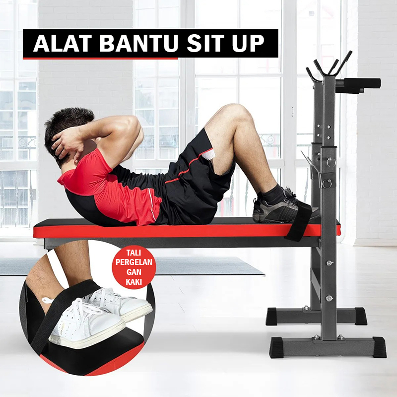 Bench press kecil Multi fungsi Berat Bangku alat olahraga rumahan fitness gym sit up board