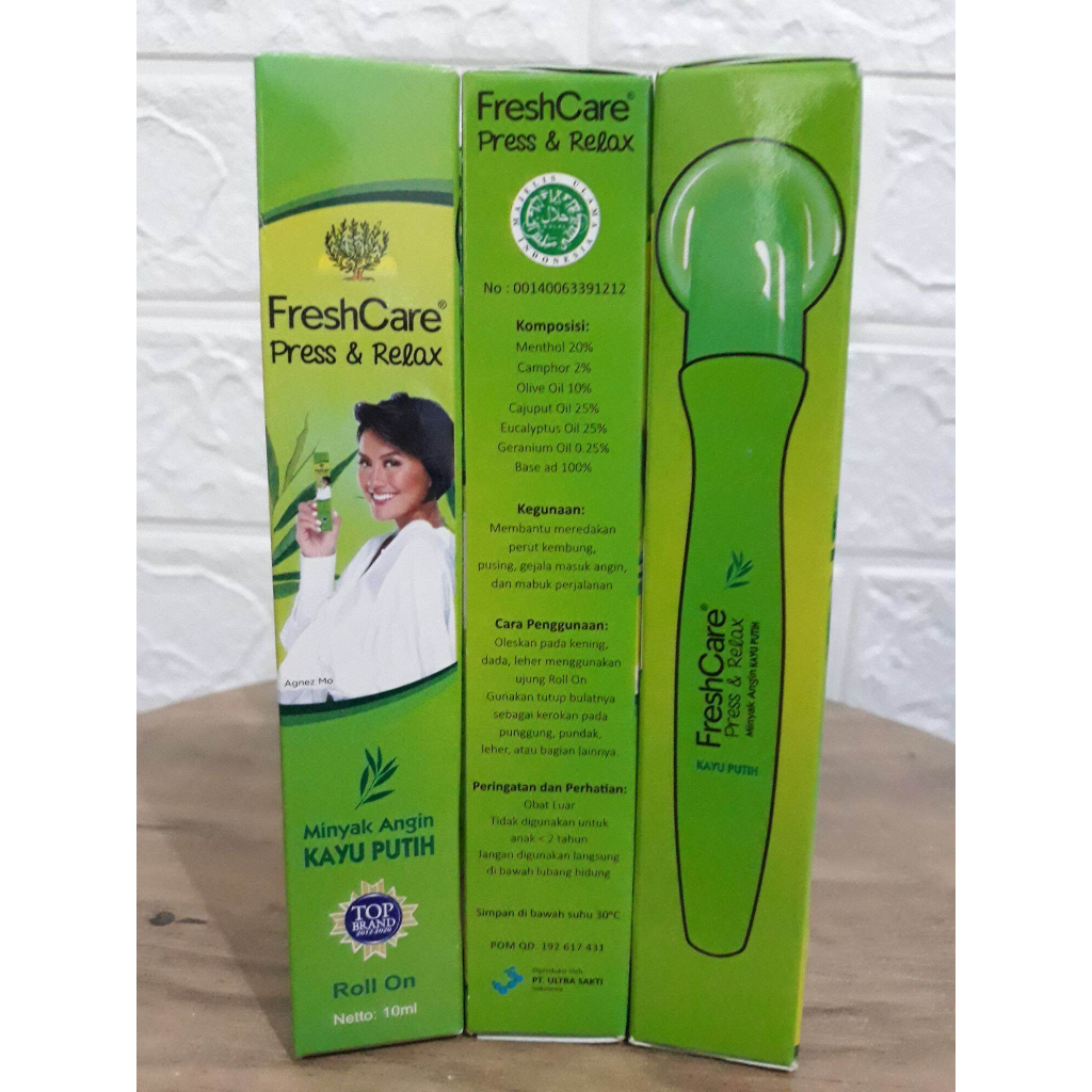 freshcare press and relax minyak kayu putih 10ml bisa roll on kerok