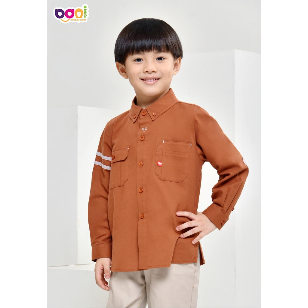 KEMKID JAFAAR MST/KEMEJA KOKO ANAK RABBANI/BAJU KOKO ANAK RABBANI/PAKAIAN MUSLIM ANAK