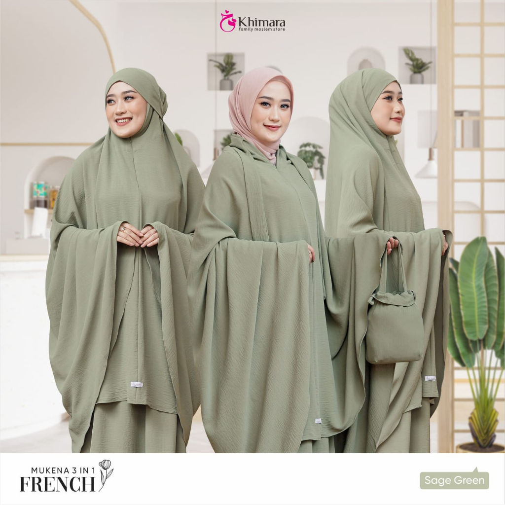 MUKENA FRENCH 3in1By. Khimara