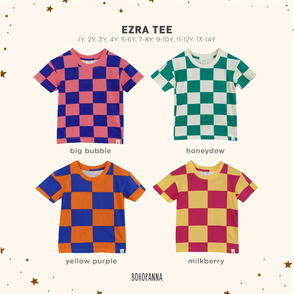 BOHOPANNA - EZRA TEE - Kaos Anak
