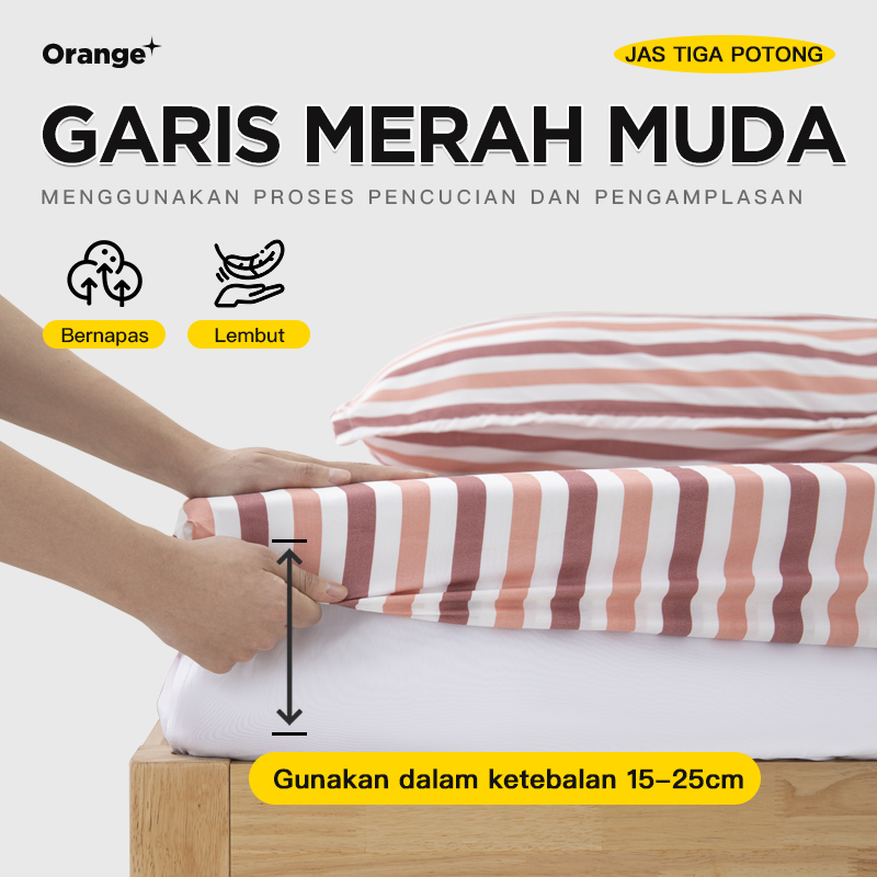 Sprei motif bahan katun halus termurah ukuran 180cm - KREASIRUMAH88
