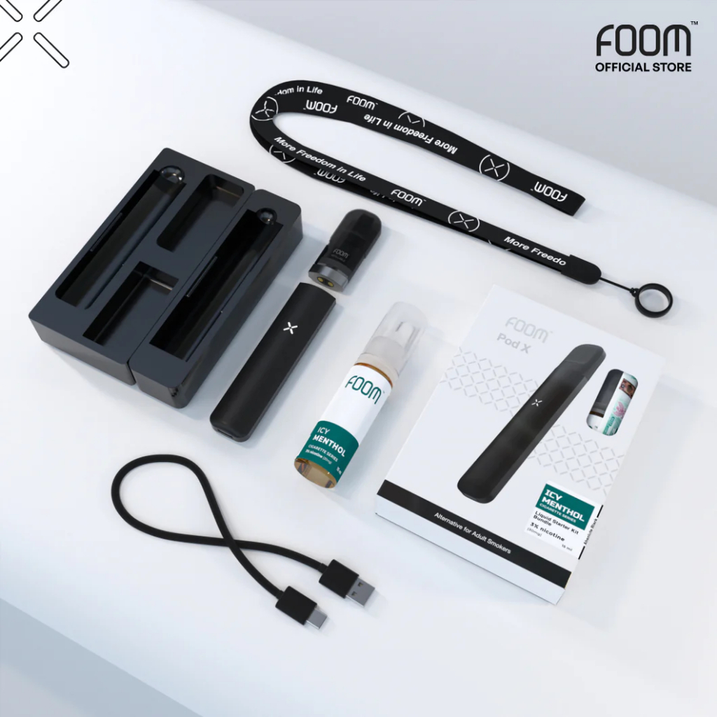 BUNDLING - Foom Pod X + Liquid Foom 15ml Pods Kit Device Foom Lab