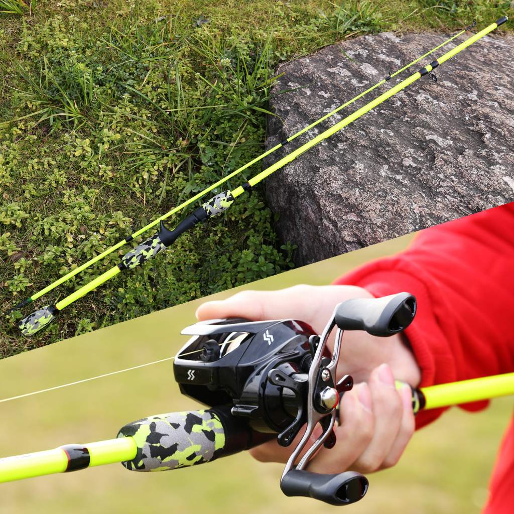 Joran Pancing Sougayilang 1.8m Spinning/Casting Fishing Rod Carbon Fiber Fishing Tackle Outdoor Fishing Max Drag 10kg