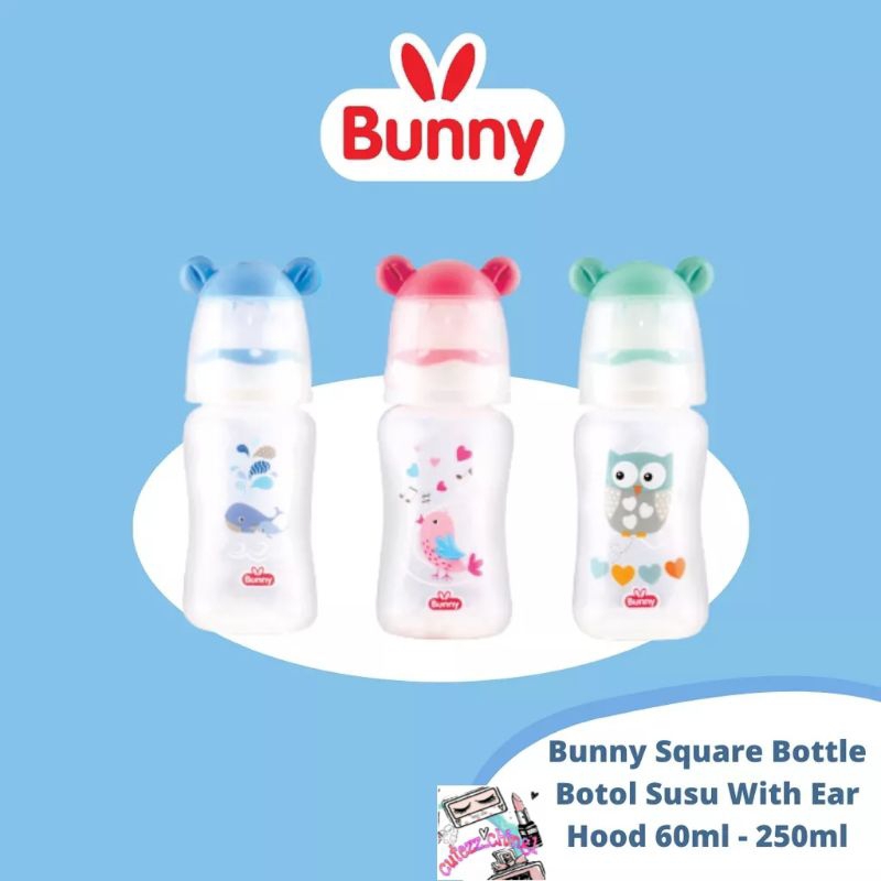 ☃️Cutezz_Ching1☃️Lusty Bunny Regular Feeding Bottle DB 2409-1209 | 60ml | 120ml | 250ml