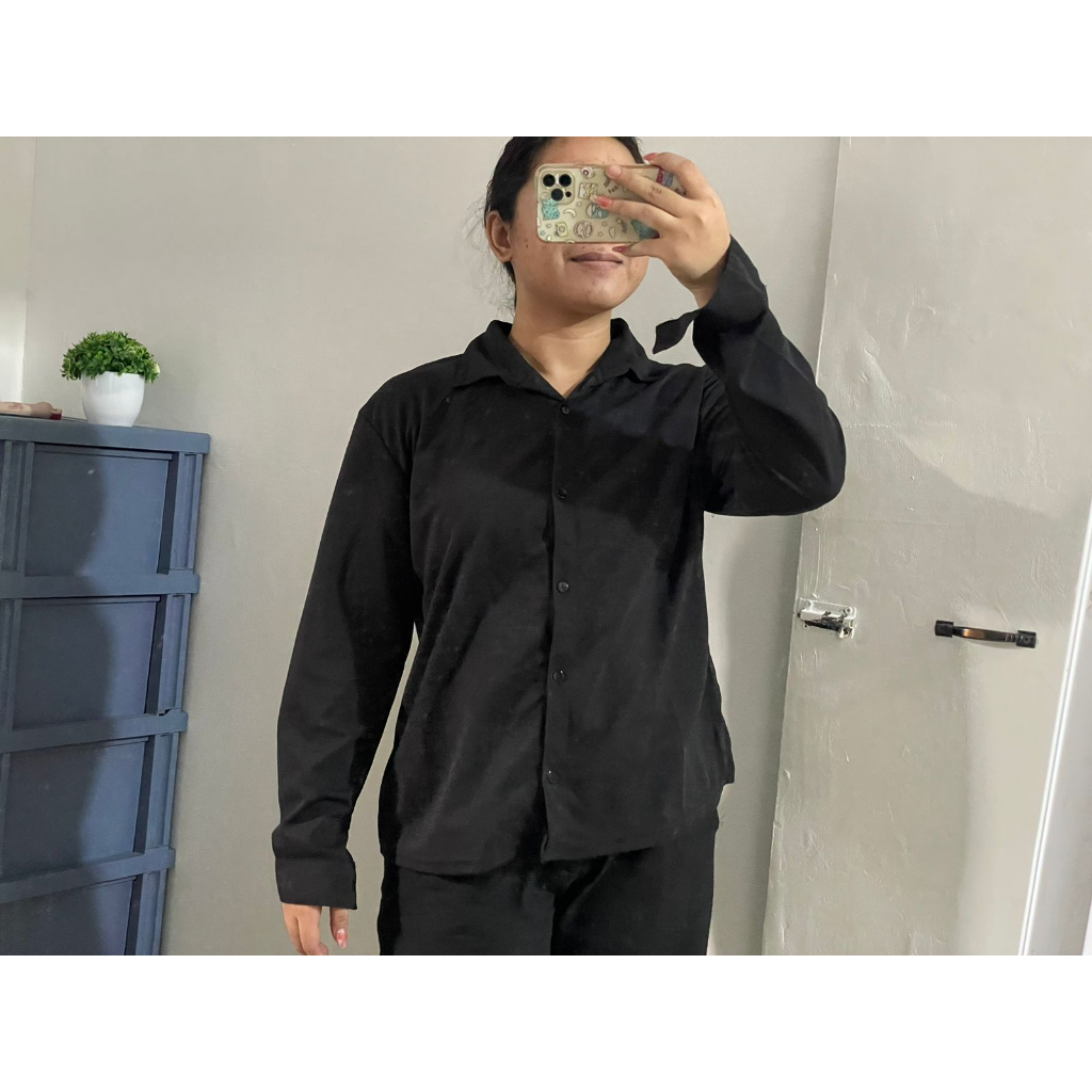 Kemeja Polos Moscrepe Atasan Wanita Terbaru