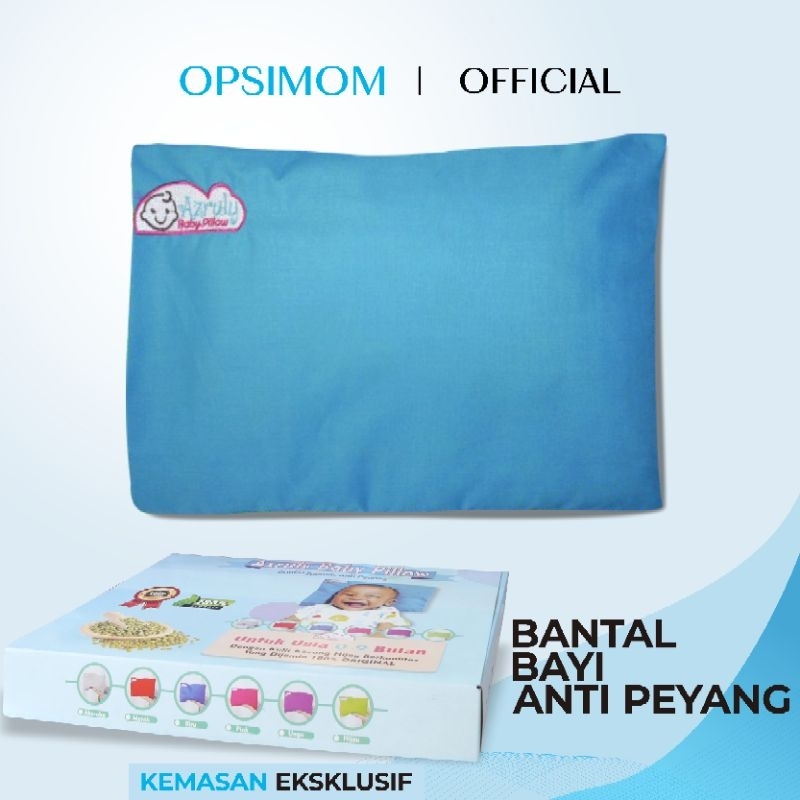 Azruly Baby Pillow + Dream Lamp Karakter - Bantal Kesehatan Bayi Anti Peyang | 2 PCS