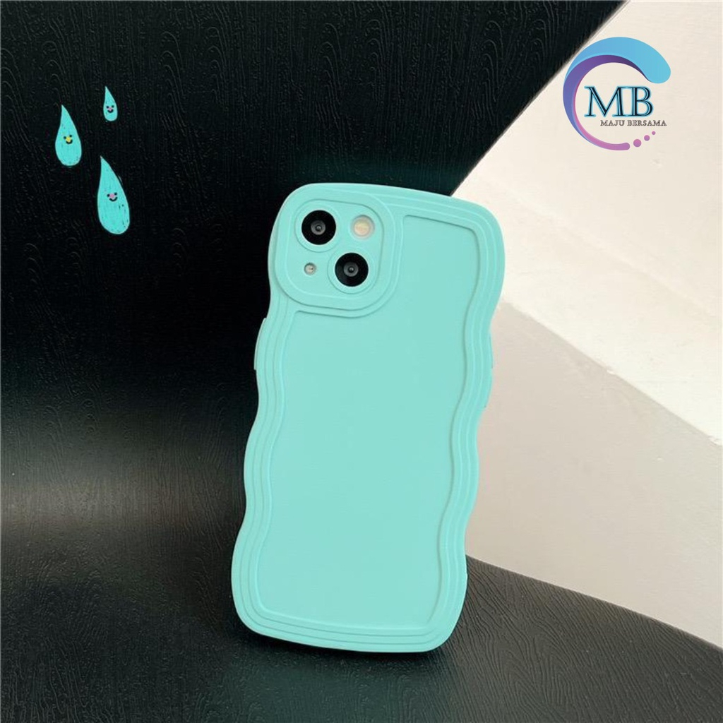 CASE SOFTCASE SILIKON GELOMBANG WAVY PROCAMERA MACARON REDMI 12C MB4660