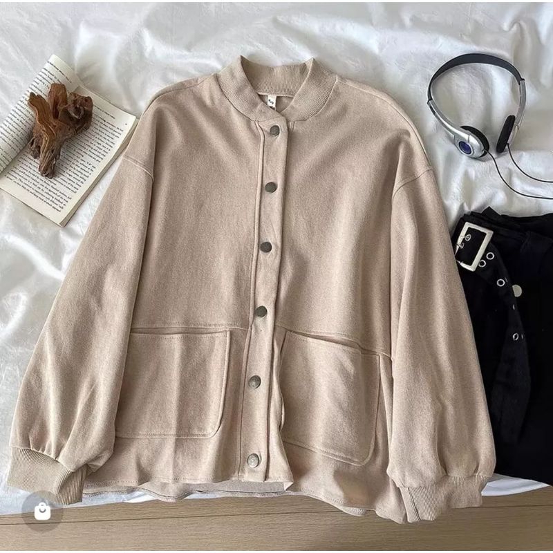CARDIGAN OVERSIZE + EXCLUSIVE 2 POCKET | AUTER BUTTON