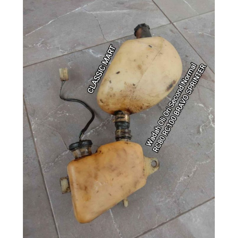 TEMPAT OLI TABUNG TANGKI BOTOL OLI SAMPING SUZUKI RC80-RC100-BRAVO-RC 100-RC 80