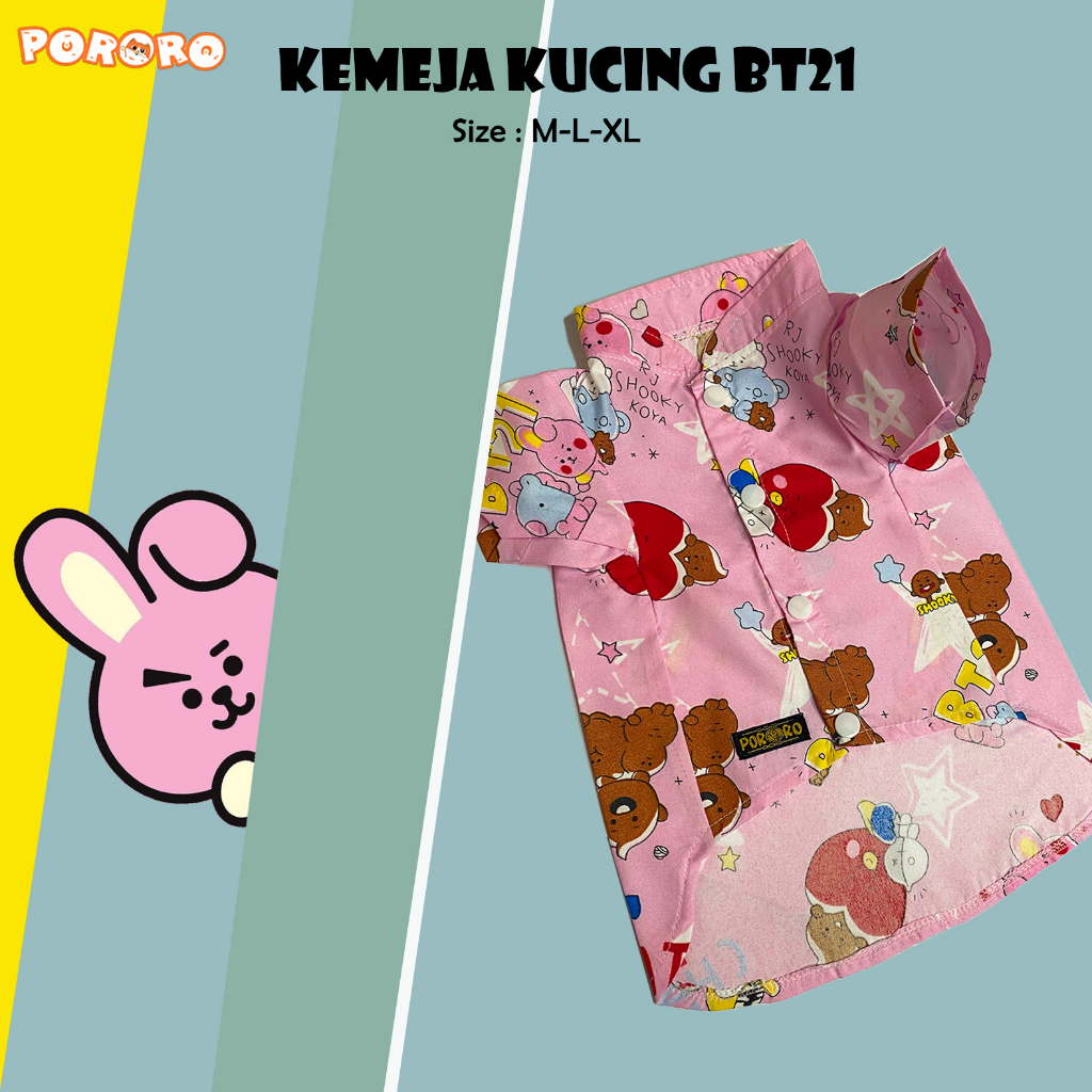 Pororo - Kemeja Kucing BT21