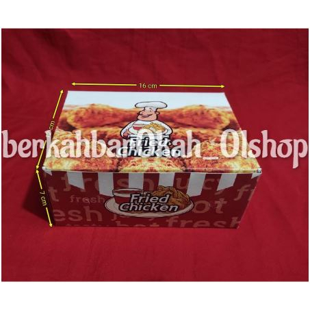 

DISKON MERIAH!!!!KARDUS KULINER FRIED CHICKEN PER PCS(ECER)