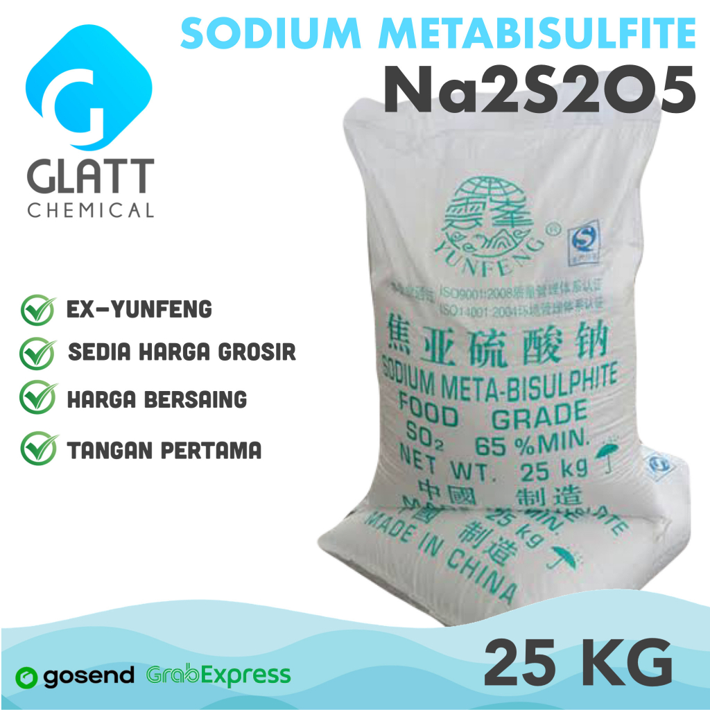 

Sodium Meta Bisulfite 25 kg Food Grade