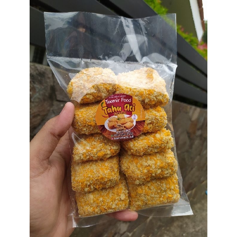 

Tahu Ati Pedas Crispy isi 10 frozen vacum