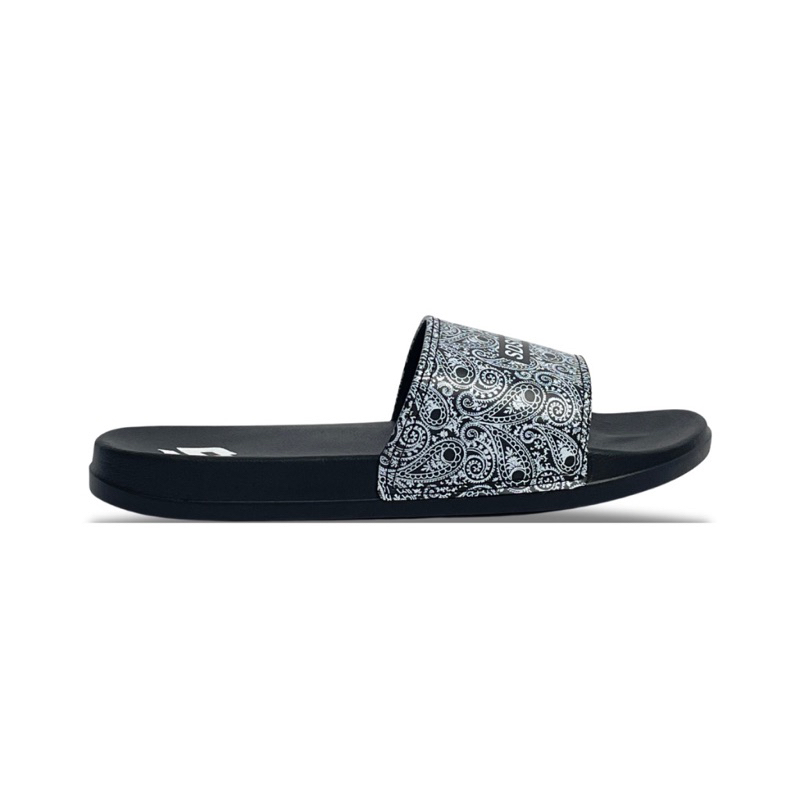 SIDSNEAKS - Sandal Slide Pria Rouvin Paisley Black