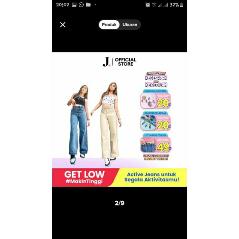 jiniso bage jeans wanita celana panjang black oreo
