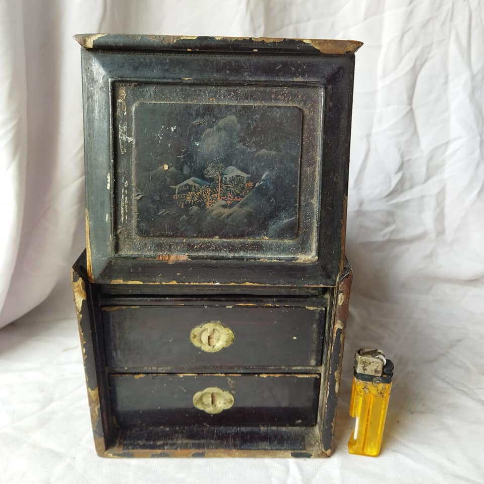 Pajangan Vintage Kotak Perhiasan Oriental