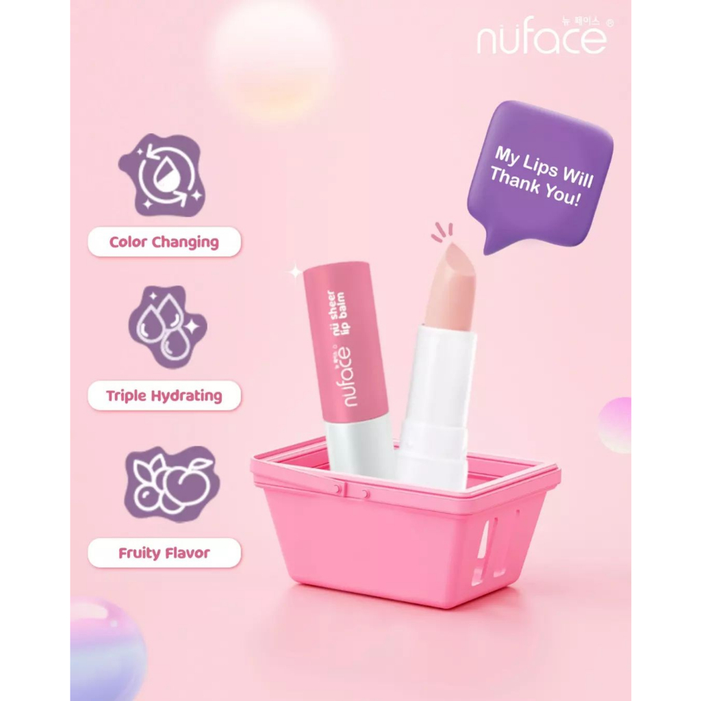 ⭐BAGUS⭐ NUFACE Sheer Lip Balm