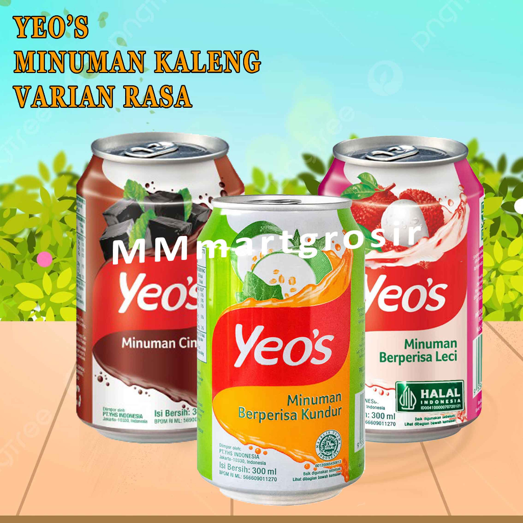 

YEO'S Drink / Minuman Kaleng / Minuman Aneka Varian Rasa / 300ml