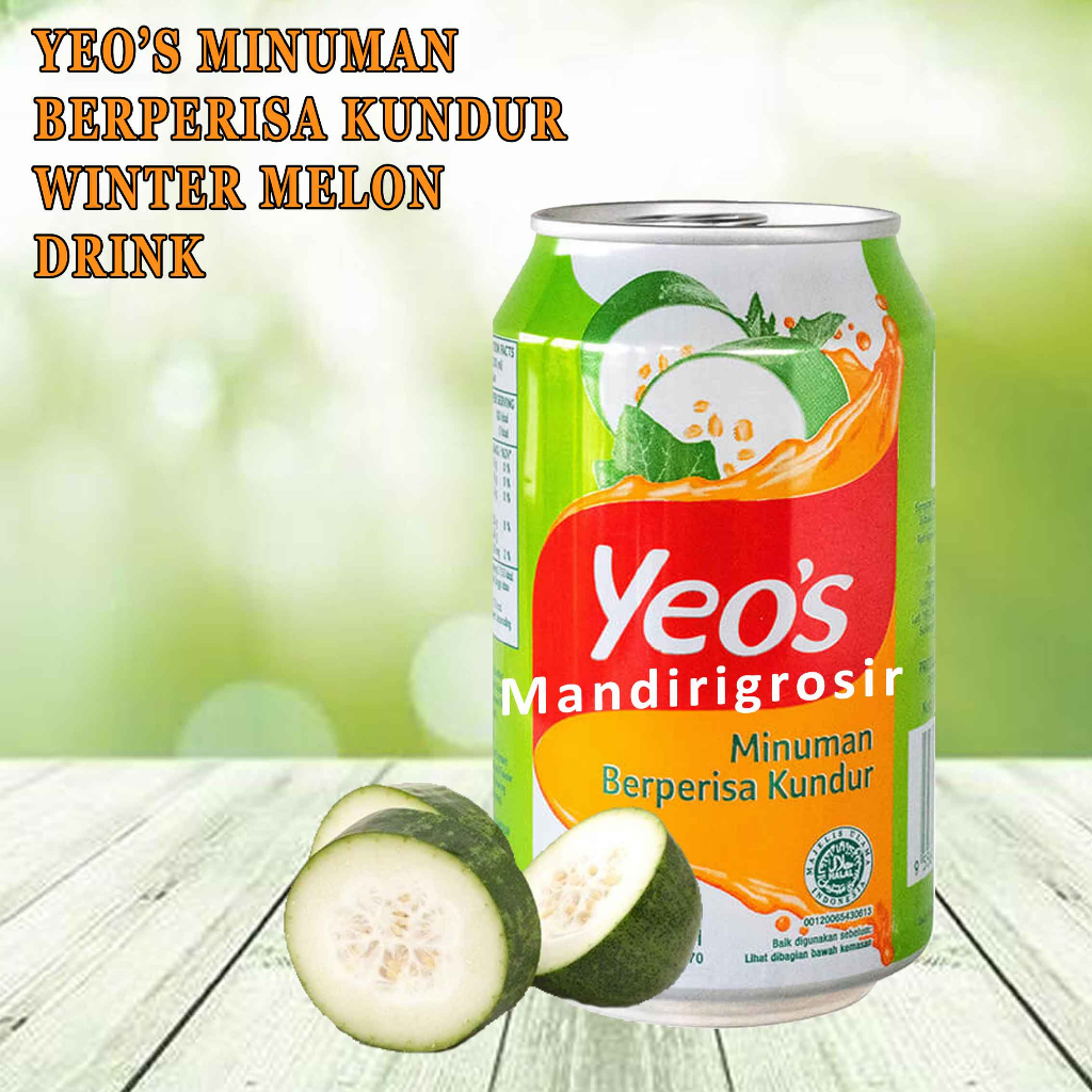 Minuman Rasa Buah Kundur* Yeo's* Grass Kundur Drink* 300ml