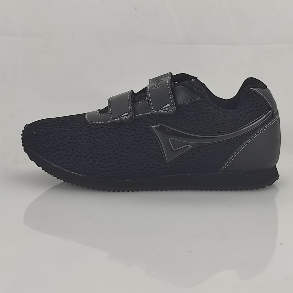 Sepatu Ardiles Anak Lelaki Trumon VELCRO Hitam Abu (31-36)