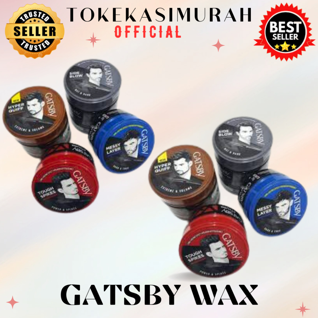 Minyak Rambut Gatsby Pria Dewasa Pomade Gatsby Wax Varian  Pomade Gatsby Styling Wax ORIGINAL BPOM