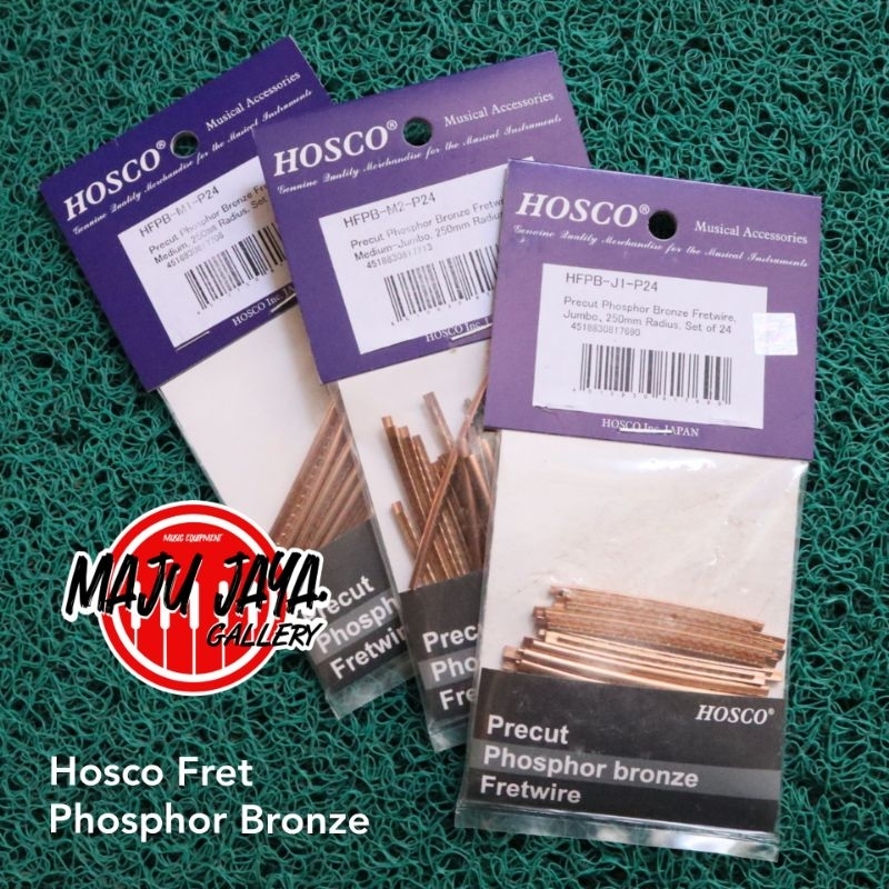 fret gitar akustik or elektrik hosco japan phosphor bronze medium - medium jumbo - jumbo